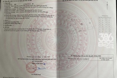 469m đất Hòa lạc, Hà Nội ô tô đỗ trước cửa, xung quanh là biệt thự nhà vườn, nhỉnh 3 tỷ, đối diện khu công nghệ cao