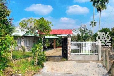 Nhà vườn xã Trung An, Củ Chi mặt tiền sông Sài Gòn tổng dt 2300m2 3pn 2wc giá 5,2 tỷ