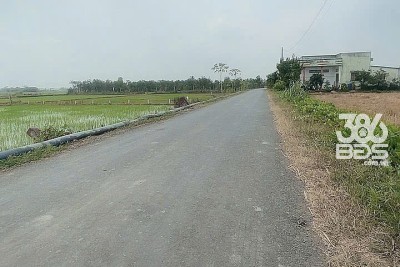 2 nền thổ cư mặt tiền nhựa xã Nhựt Chánh , Bến Lức dt 161,2m2 giá 1,25 tỷ / nền