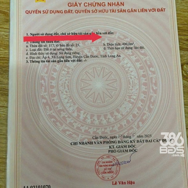 1500m2 đất thổ vườn xã Long Sơn, Cần Đước giá 2,7 tỷ-8