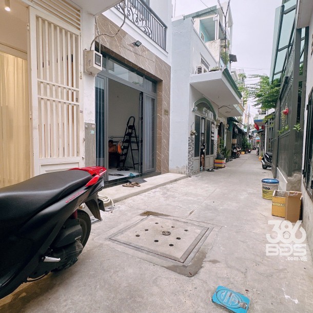 Nhà đẹp khu Tây Thạnh, q Tân Phú dt 30m2 1 lầu 2pn 2wc giá 3,85 tỷ-1