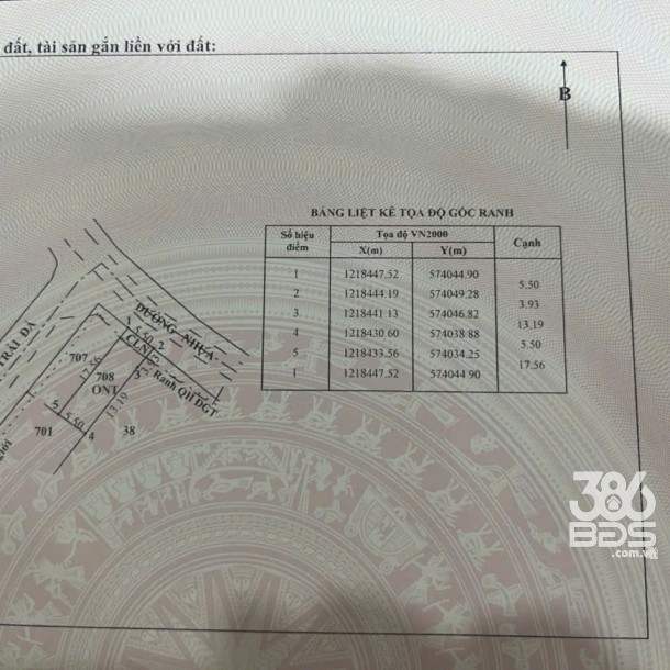 3 lô đất thổ xã Phước Thạnh, Củ Chi dt 99m2 giá 1,5 tỷ / lô-3