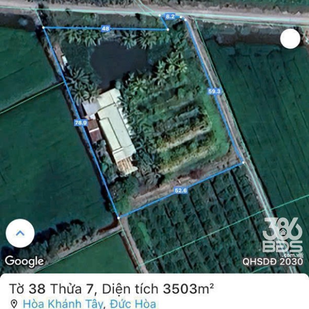 3500m2 đất vườn xã Hòa Khánh Tây, Đức Hòa giá 3,8 tỷ-5