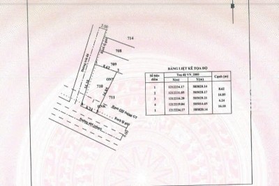 121m2 thổ góc 2 mặt tiền đường nhựa xã Phước Vĩnh An, Củ Chi giá 2,7 tỷ