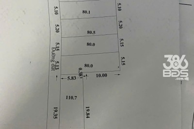 6 nền thổ cư đường Bàu Trâm , xã Trung An, Củ Chi dt 100m2 giá 3,2 tỷ/ nền