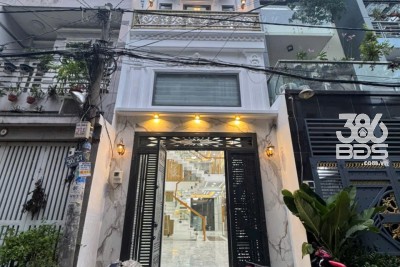 Nhà đẹp hẻm Bình Thành, Bình Hưng Hòa B dt 64m2 3 lầu 5pn 6wc giá 6,5 tỷ