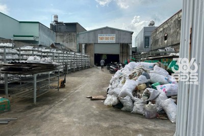 Nhà xưởng mặt tiền đường Vườn Thơm, xã Bình Lợi, Bình Chánh dt 550m2 giá 11 tỷ