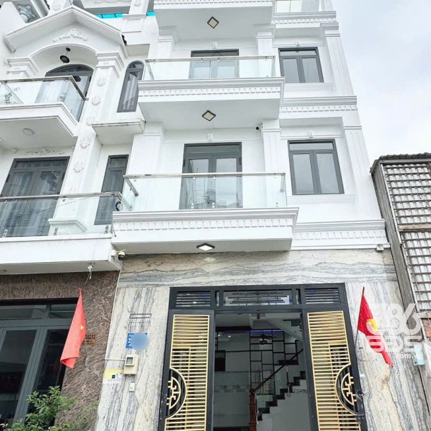 Nhà hẻm lk 4-5, Bình Hưng Hòa B, Bình Tân dt 65m2 3 lầu 4pn 5wc giá 5,6 tỷ-1