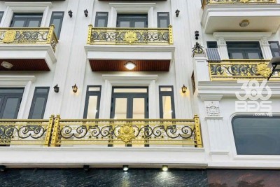 Nhà hẻm khu đồng bộ đường số 1, Bình Hưng Hòa, Bình Tân dt 54m2 3 lầu 4pn 5wc giá 5,6 tỷ