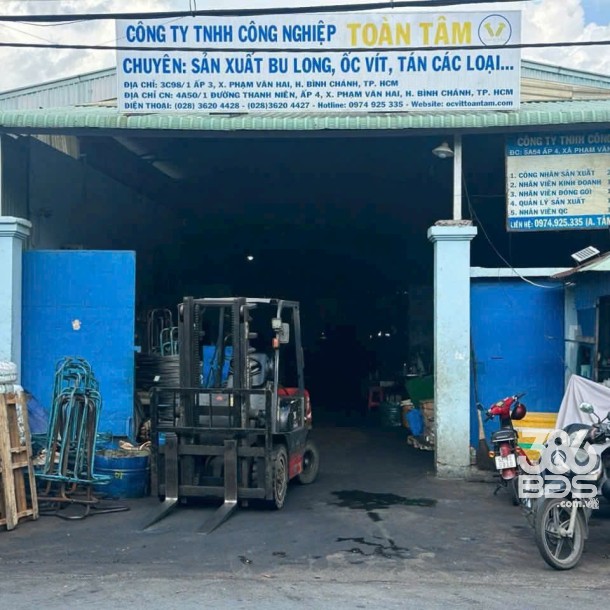 Nhà xưởng mặt tiền Thanh Niên, xã Phạm Văn Hai, Bình Chánh dt 1400m2 giá 18 tỷ-4