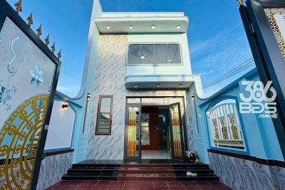 Nhà mới xây mt đường Lộc Hậu, xã Mỹ Lộc, Cần Giuộc , Long An dt 105m2 3pn 2wc giá 2,99 tỷ