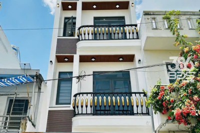 Nhà hẻm Tây Lân, Bình Trị Đông A, Bình Tân dt 52m2 3 lầu 4pn 5wc giá 6,4 tỷ