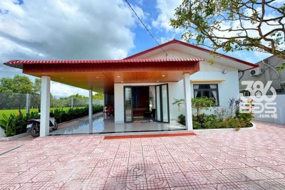 Nhà vườn đẹp xã Hòa Khánh Tây , Đức Hòa tổng dt 675m2 ( 100m2 thổ) 3pn 2wc giá 4,5 tỷ