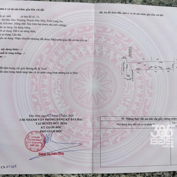 678m2 đất thổ xã Đức Hòa Thượng, Đức Hòa, Long An giá 2,9 tỷ-5