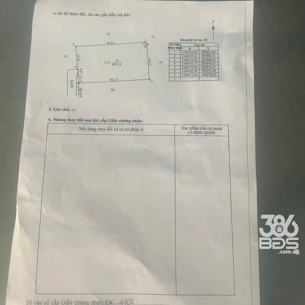 4871m2 đất lúa cạnh đường Vành Đai 3, xã Tân Hòa, Bến Lức, Long An giá 3,9 tỷ-7
