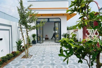 Nhà sân rộng xã Mỹ Lộc , Cần Giuộc dt 198m2 3pn 2wc giá 1,9 tỷ