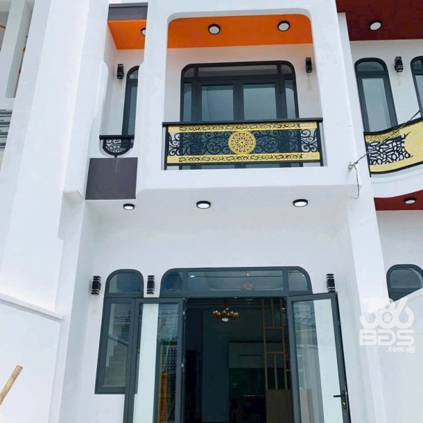 2 căn nhà đẹp đã hoàn công mặt tiền Tập Đoàn 8, xã Mỹ Lộc dt 75 - 81m2 giá 1,98 tỷ / căn-1