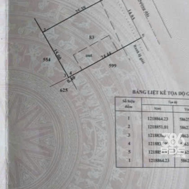 Đất mặt tiền đường nhựa 1/ Nguyễn Văn Khạ, xã Phạm Văn Cội dt 380m2 ( có 60m2 thổ) giá 3,1 tỷ-3