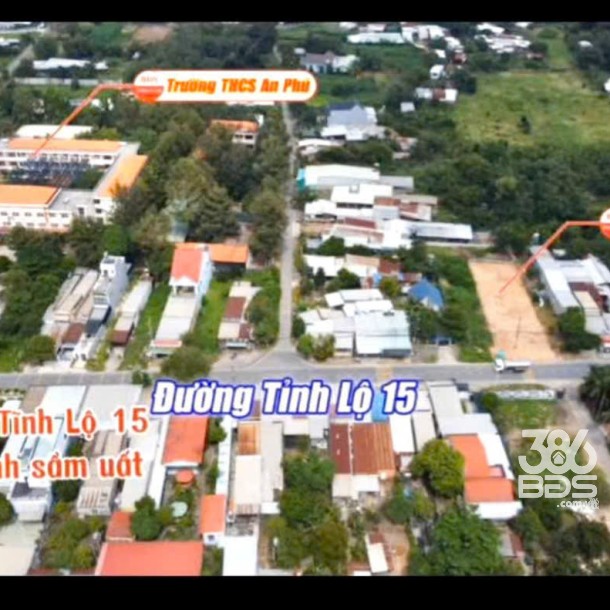 3 lô thổ cư mặt tiền Tỉnh lộ 15, xã An Nhơn Tây dt 205m2 giá 2,5 tỷ / lô-2