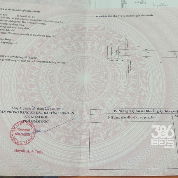 Bán 2 lô thổ cư vuông vức, đường xe hơi , xã Đức Lập Hạ, tổng dt 2 lô 600m2 giá 3,6 tỷ-3