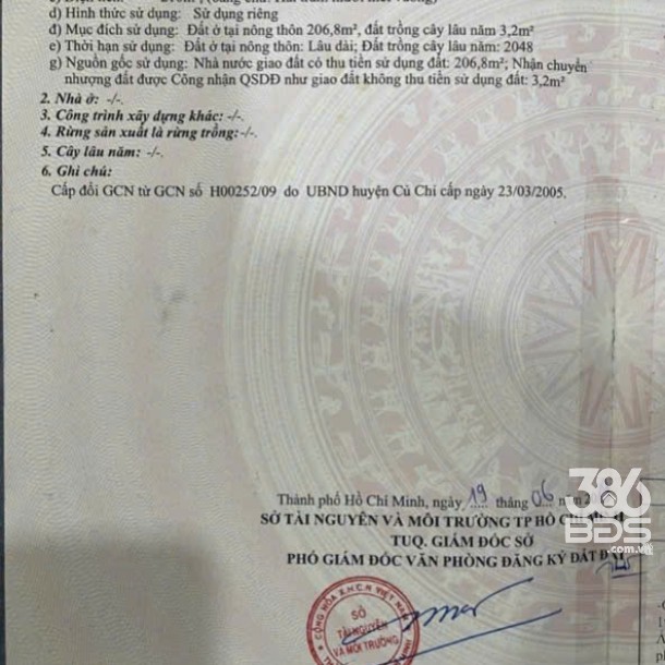 Bán đất full thổ 1/ Tỉnh lộ 8, xã Phước Vĩnh An dt 210m2 giá 3,2 tỷ-3