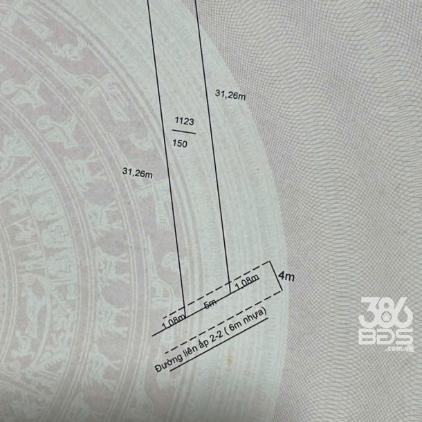 Bán nền thổ cư xã Mỹ Yên , Bến Lức dt 150m2, đường beton 5m giá 2,2 tỷ-4