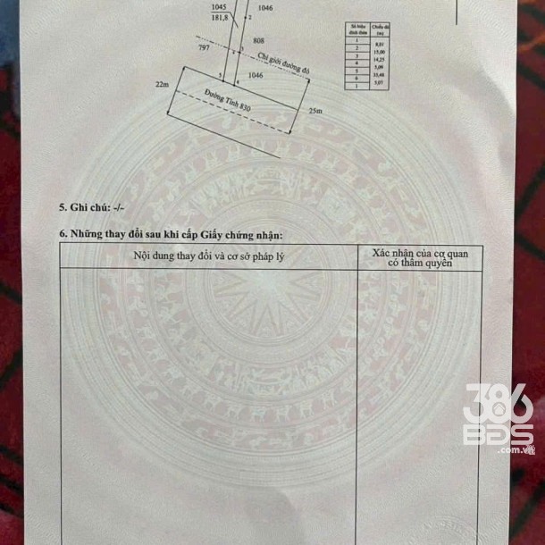 Bán đất thổ cư mặt tiền ĐT 830 xã Long Sơn , Cần Đước dt 175m2 giá 2,1 tỷ-1