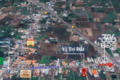 3 lô đất vip mặt tiền ĐT 830, xã Long Cang , Cần Đước giá 9,8 - 9,9 -13,3 tỷ