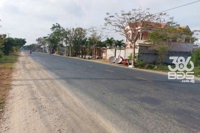 Bán đất thổ cư 2 mặt tiền đường ĐT 826 , xã Tân Lân, Cần Đước dt 607m2 full thổ giá 6 tỷ