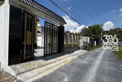 Nhà vườn mini full thổ xã Hòa Khánh Đông tdt 350m2 , 2pn , 2wc giá 2,6 tỷ