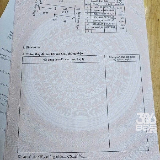 Bán đất hẻm xe máy xã Phước Vân , Cần Đước dt 172m2 ( có 45m2 thổ) giá 690 triệu-1