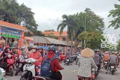 Bán nền thổ cư , đường nhựa xã Long Hòa, Cần Đước dt 81m2 giá 1,55 tỷ