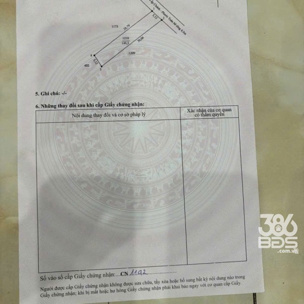 Bán đất thổ cư đường xe tải 3,5 tấn ở xã Long Hiệp, Bến Lức dt 149,5m2 giá 1,4 tỷ-1