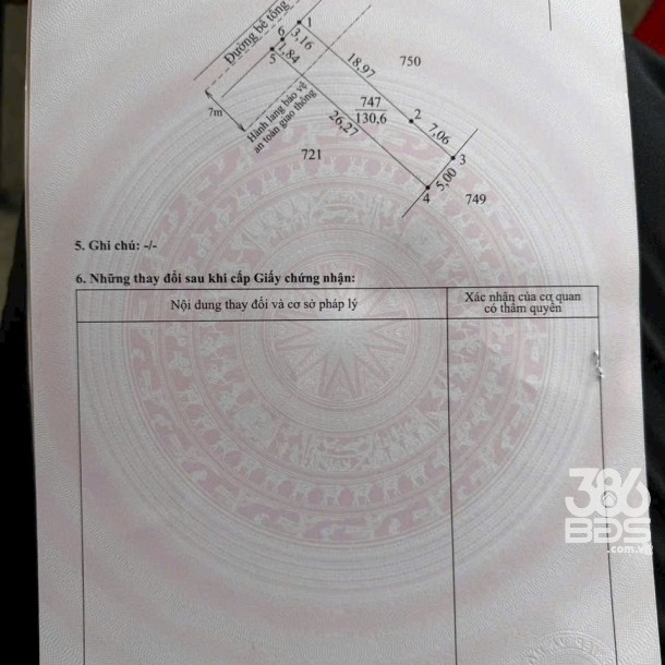 3 nền thổ cư đường beton 4m ở xã Đức Tân , Tân Trụ dt 130m2 giá 390 triệu / nền-2
