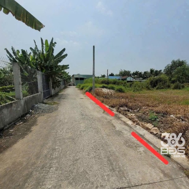 Bán 2 lô thổ cư xã Long Khê , Cần Đước dt 101,5m2 đường beton 5m giá giảm còn 1,15 tỷ / lô-1