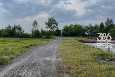 Bán 2 lô thổ cư đường xe oto sau chợ Hòa Khánh Nam, Đức Hòa dt 195m2 giá 800 triệu /1 lô