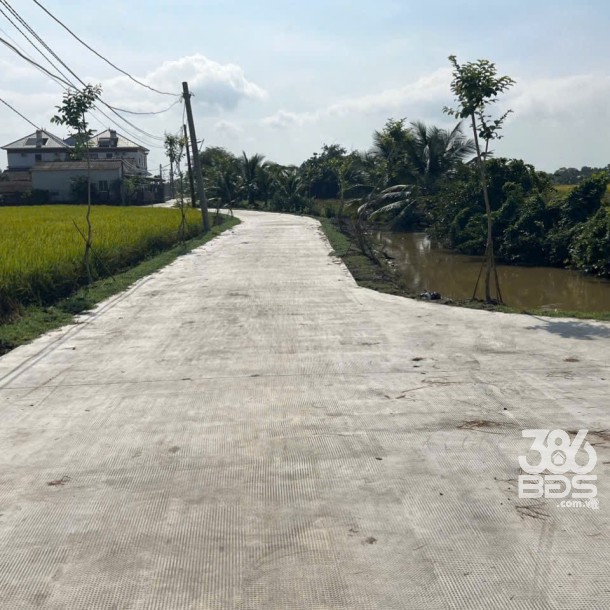 Bán nền thổ cư mt beton 4m Trần Thị Trâm , xã Tân Phước Tây , Tân Trụ dt 125m2 giá 525 triệu-2