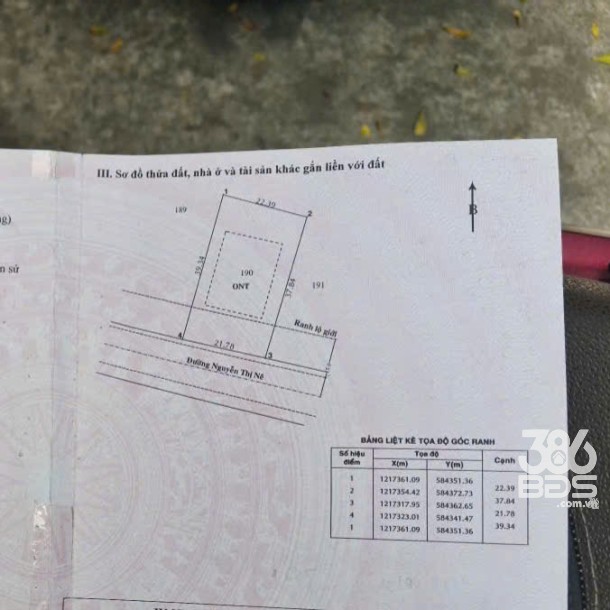 Bán đất mt đường Nguyễn Thị Nê , Phú Hòa Đông tdt 851m2 ( 300m2 thổ cư ) giá giảm còn 6,5 tỷ-4