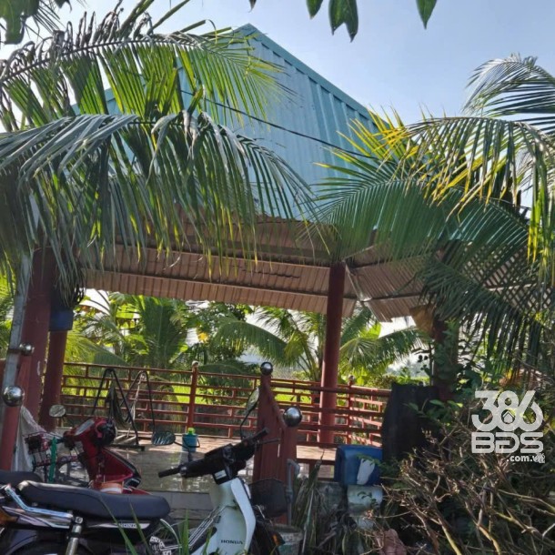 Bán nhà vườn nhỏ xinh ở Nhựt Chánh , Bến Lức tdt 900m2 ( 115m2 thổ) giá 2,2 tỷ-2