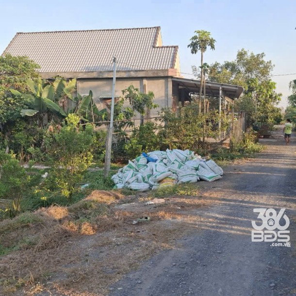 Bán đất xã Tân Phú , Đức Hòa tdt 10.075m2 ( 300m2 thổ ) đường đá xanh 7m giá 5,5 tỷ-1