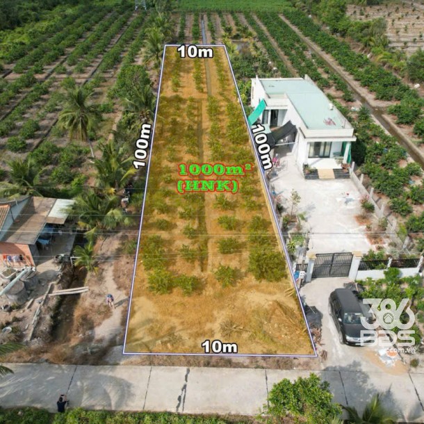 Bán đất vườn mt đường beton Ba Vồn Lớn , Thạnh Hòa, Bến Lức dt 1000m2 giá 1,49 tỷ-6